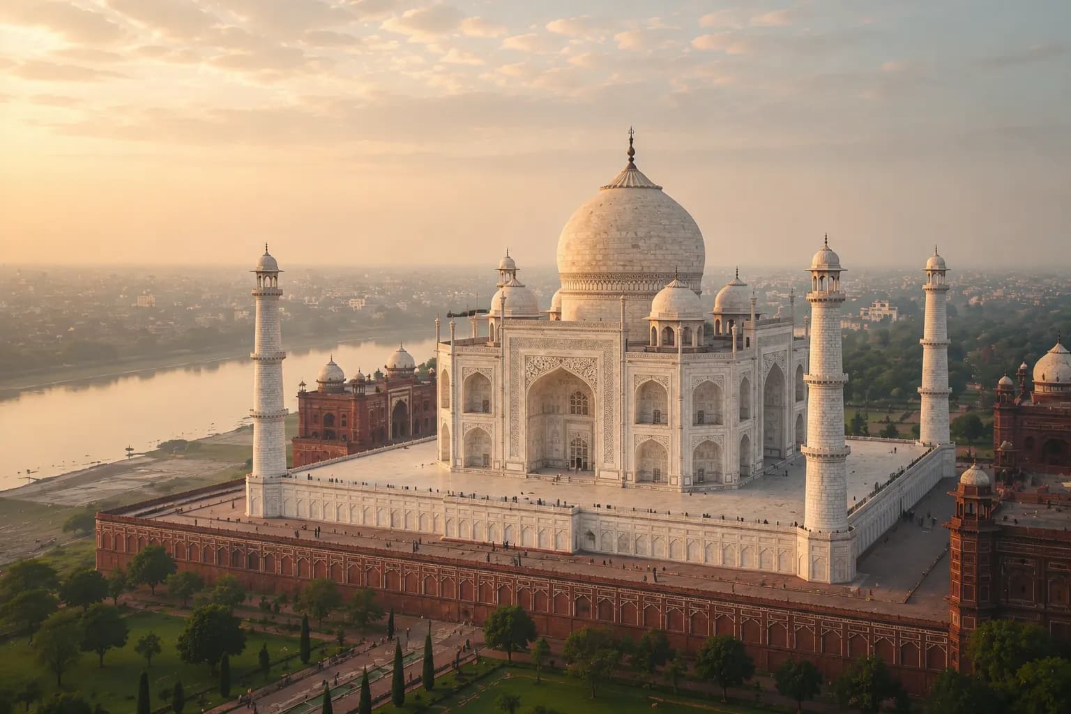 The Taj Mahal at Agra