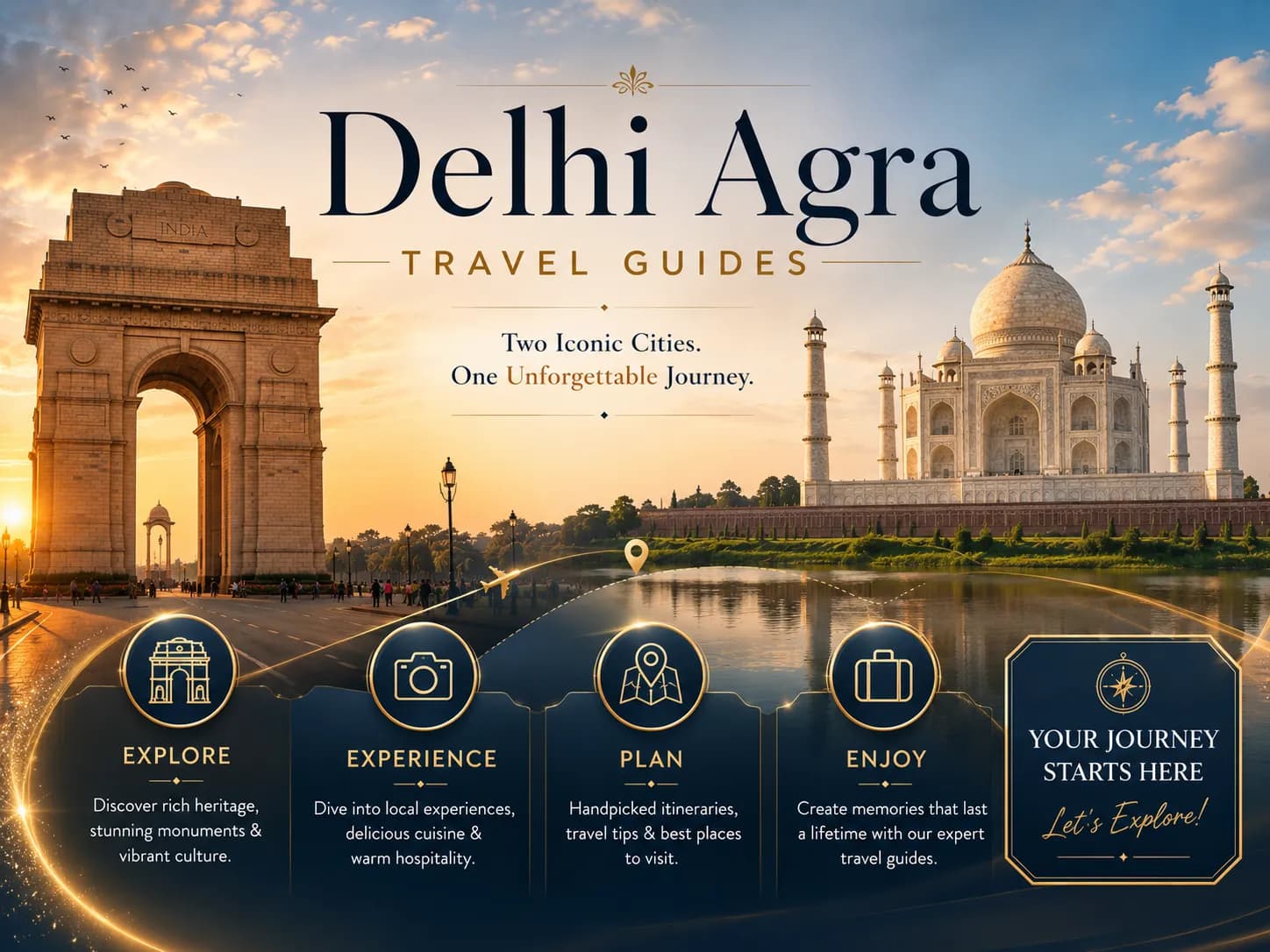 Delhi,agra