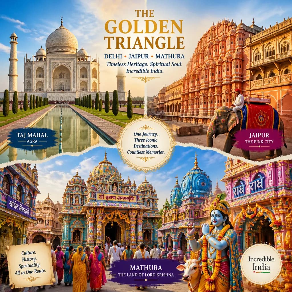 Spiritual Golden Triangle Tours | Experience My India 1