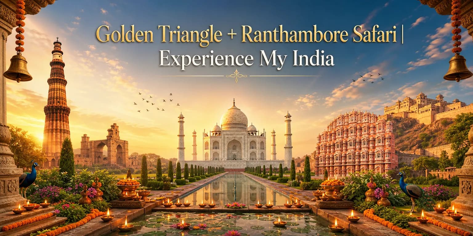 Golden Triangle + Ranthambore Safari | Experience My India