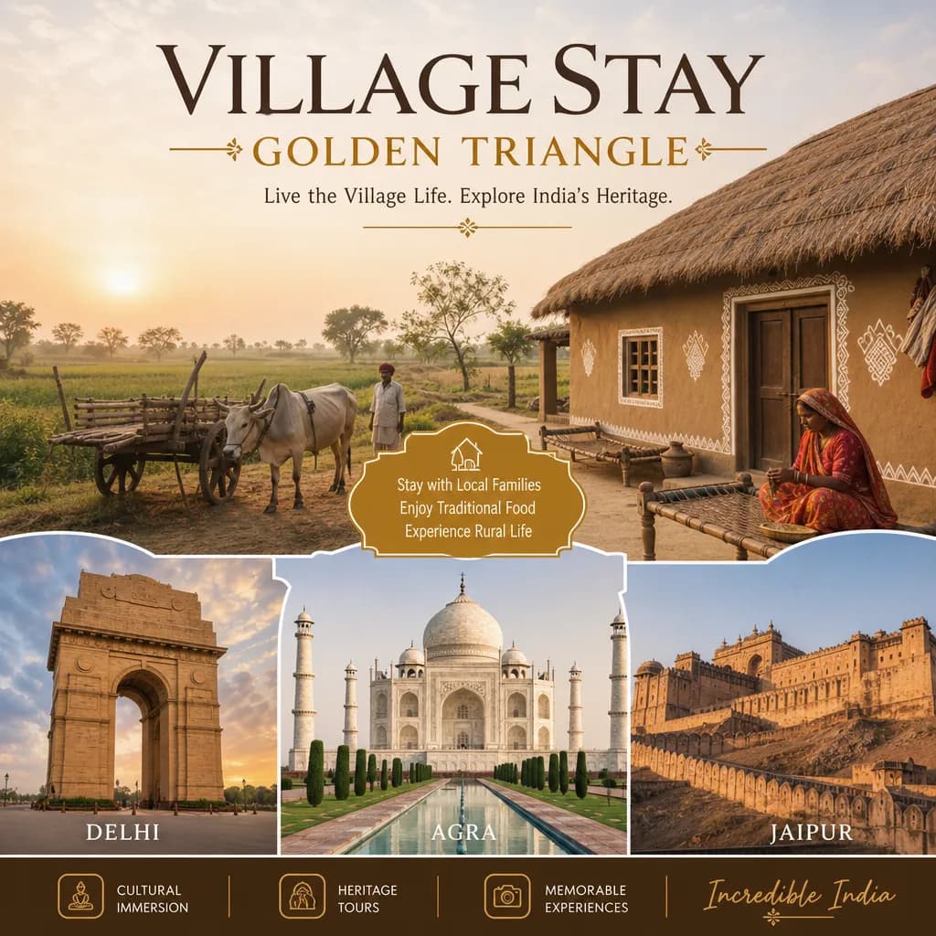 Village Stay Golden Triangle | Experience My India 3