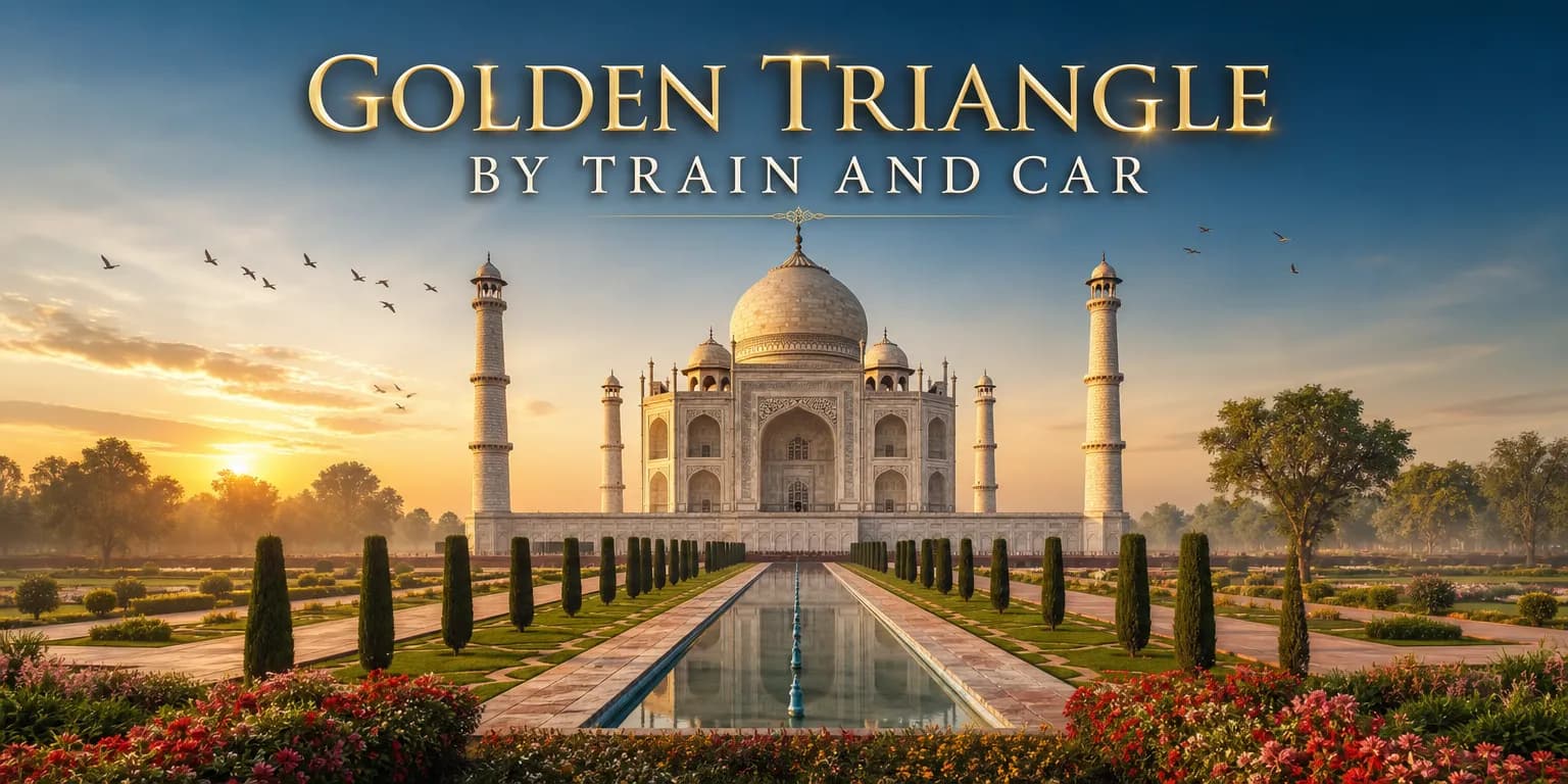 Golden Triangle by Train and Car | Experience My India