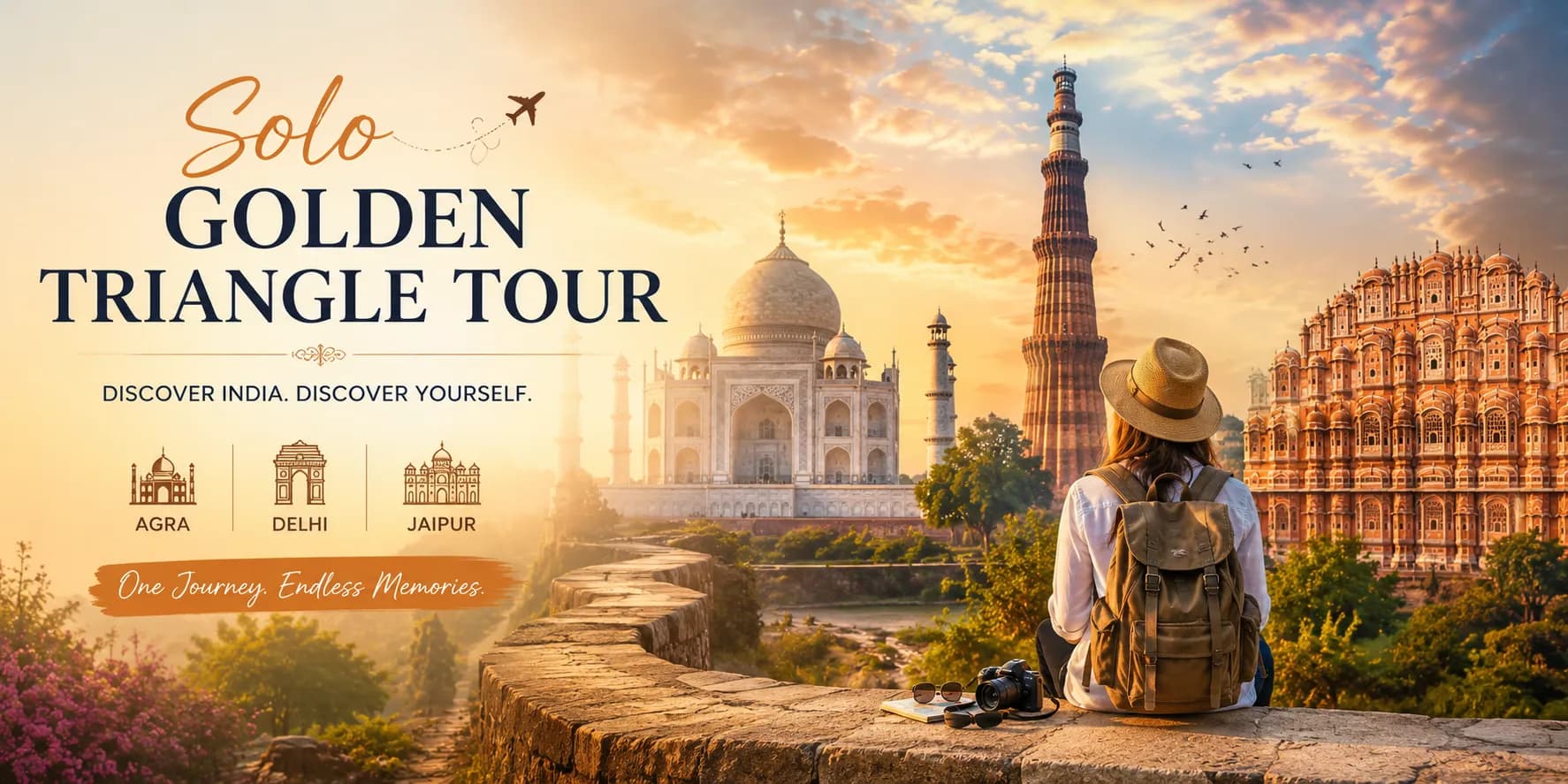 Solo Golden Triangle Tour | Experience My India