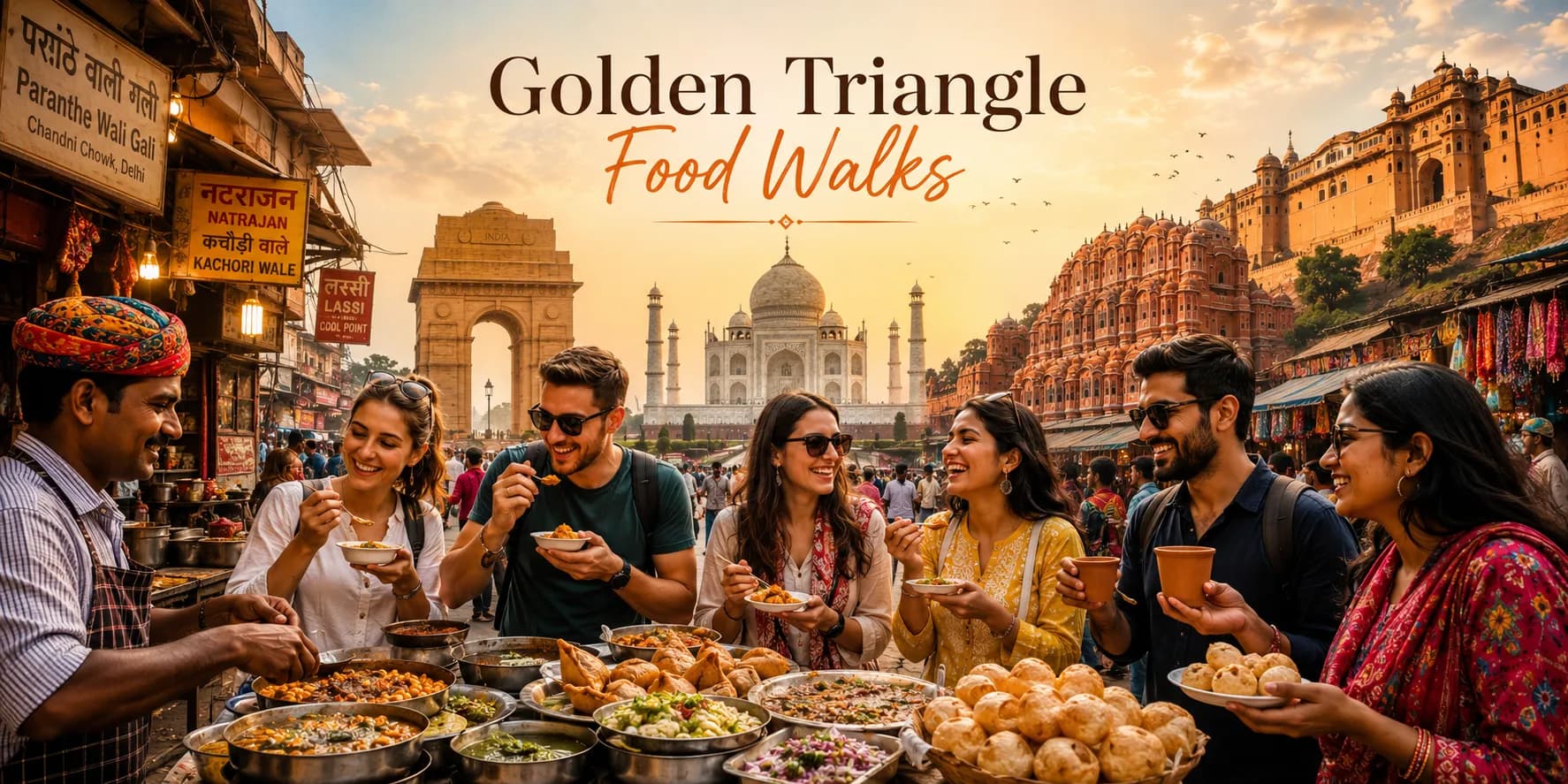 Golden Triangle Food Walks | Experience My India