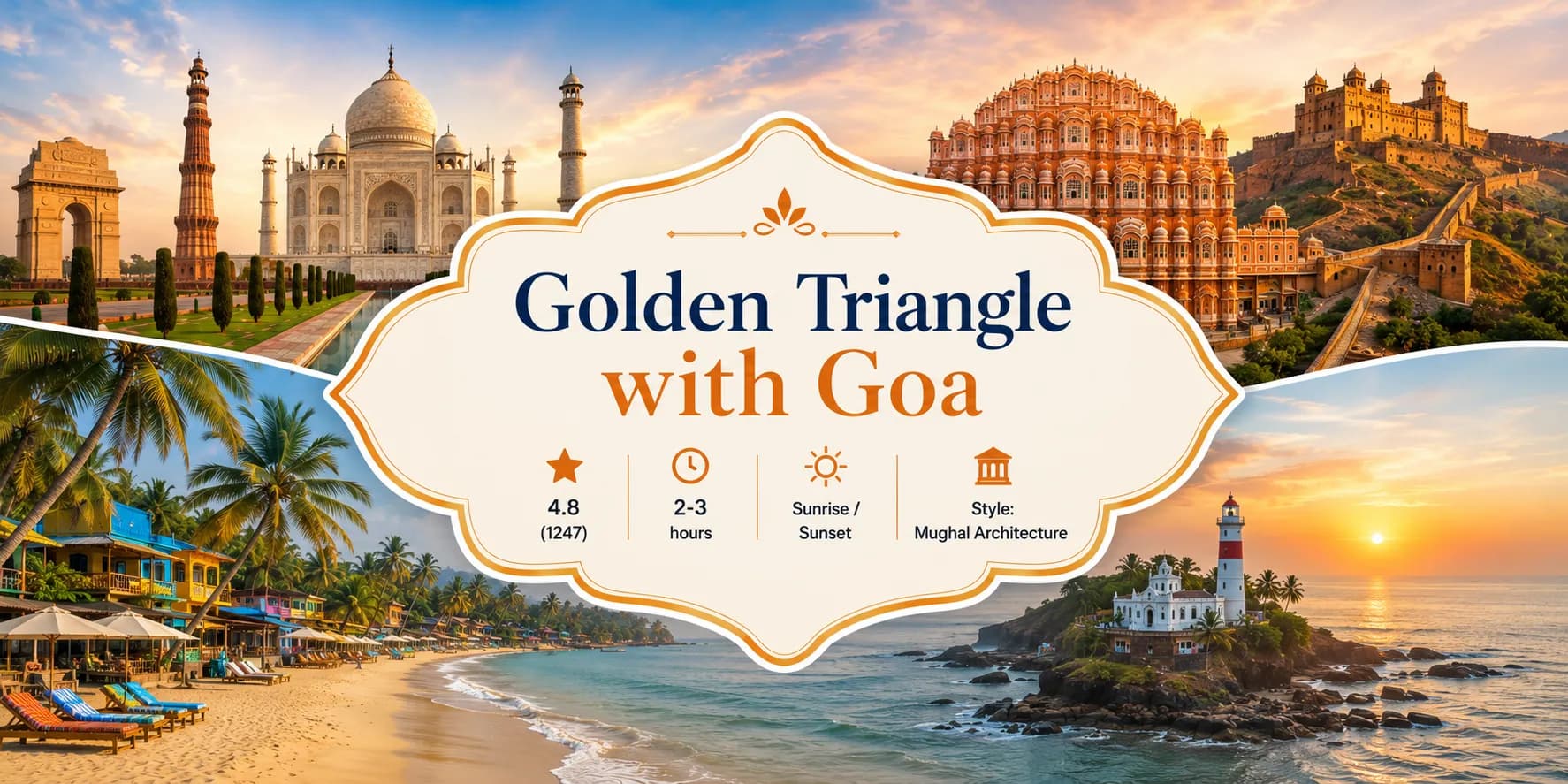 Golden Triangle with Goa