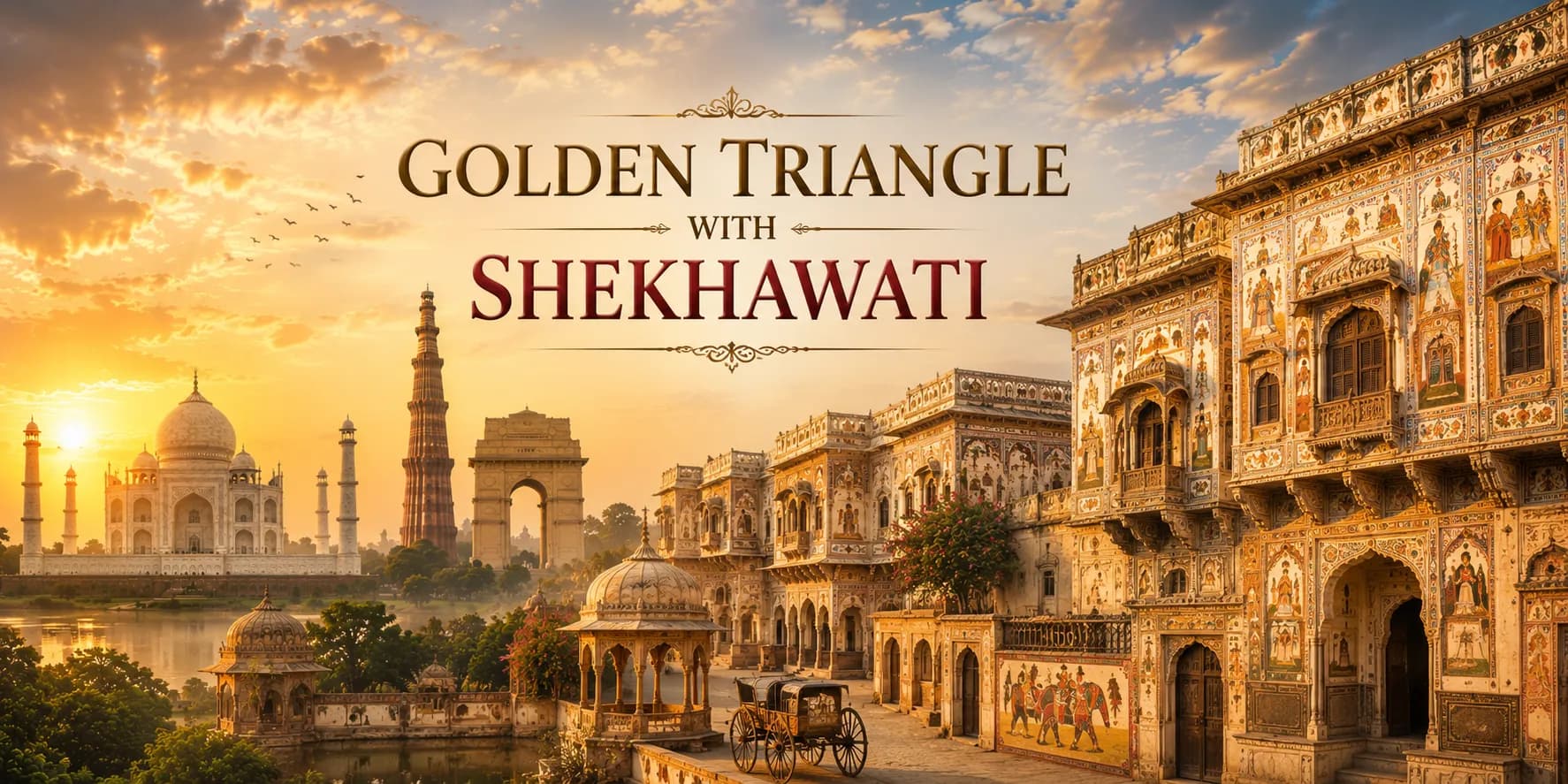 Golden Triangle with Shekhawati