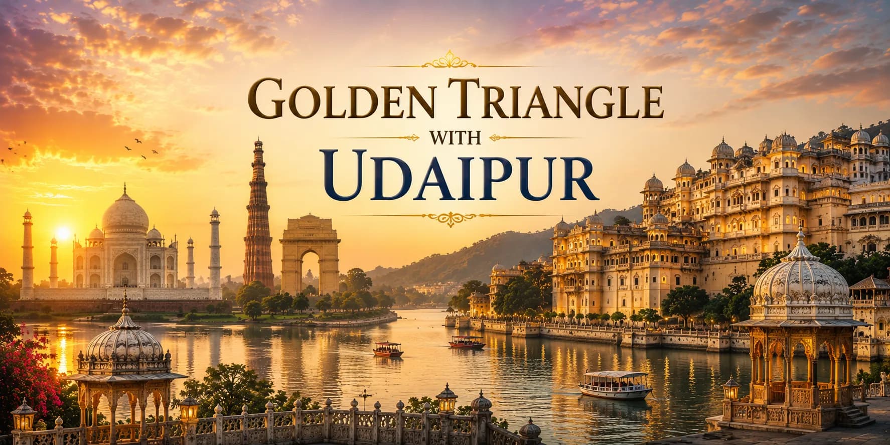 Golden Triangle with Udaipur