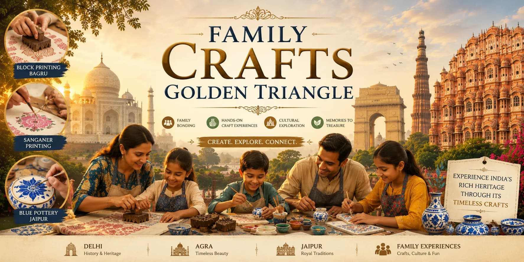 Family Crafts Golden Triangle | Experience My India