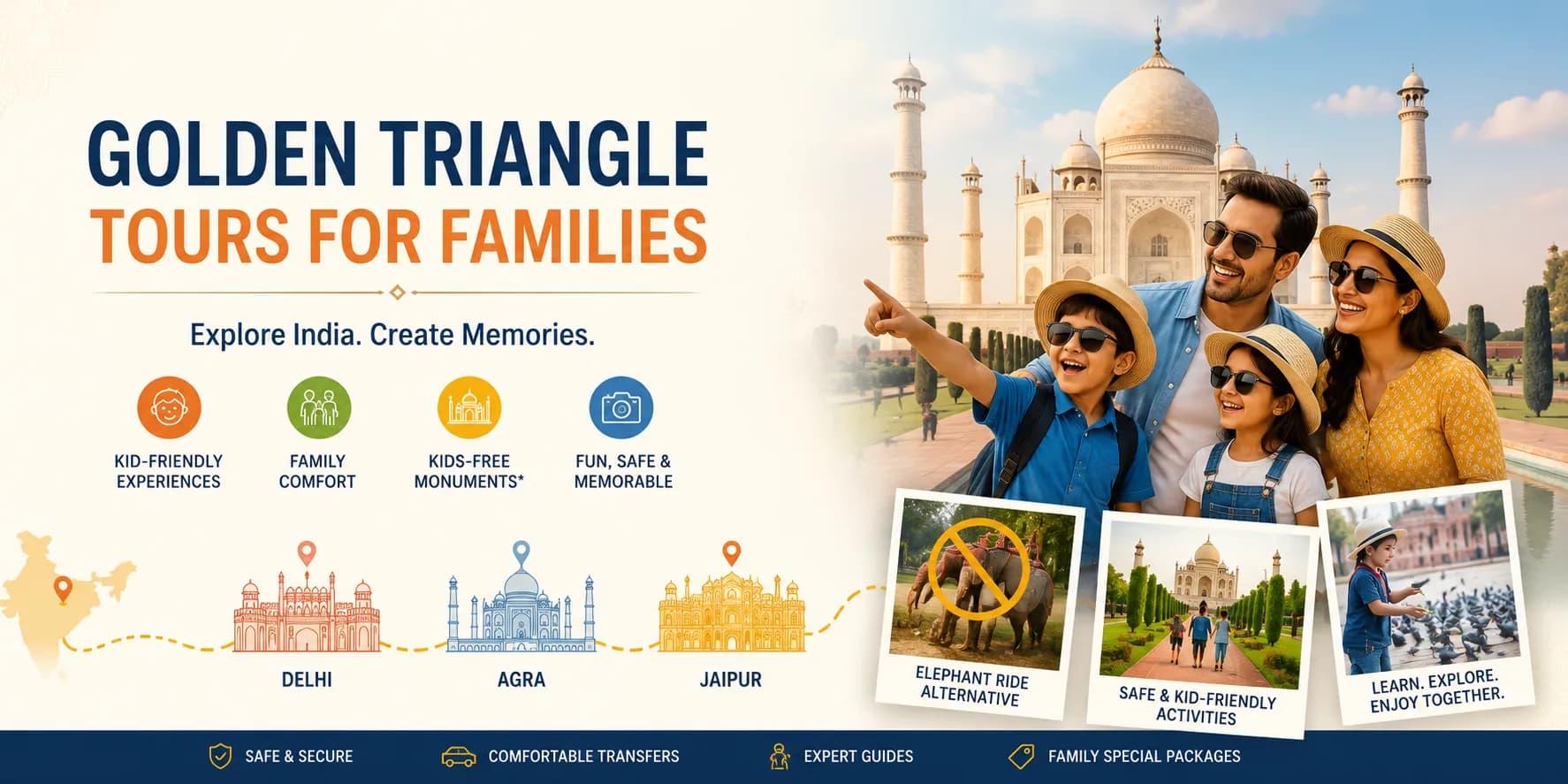 Kid-Friendly Golden Triangle | Experience My India