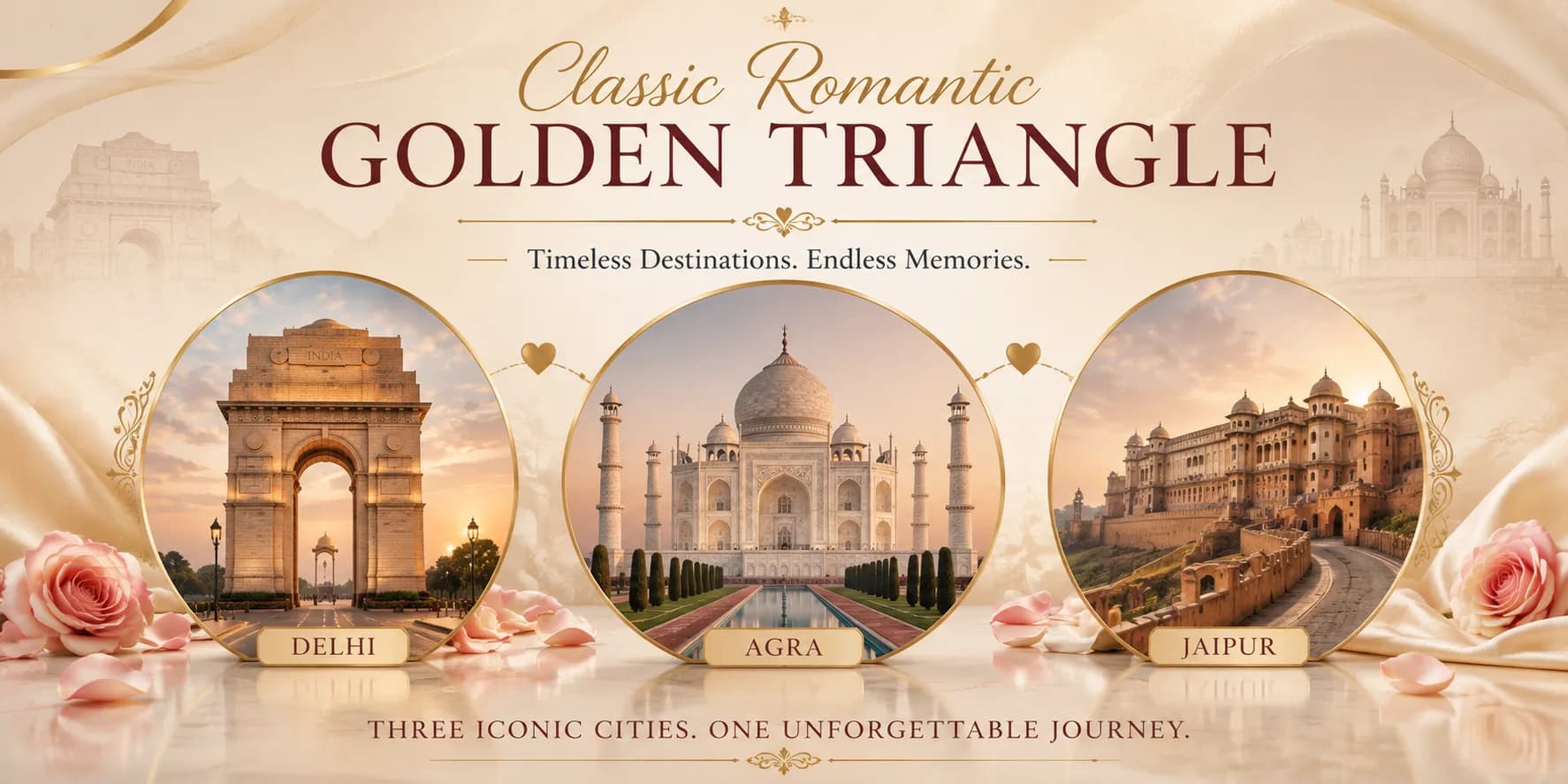 Classic Romantic Golden Triangle | Experience My India