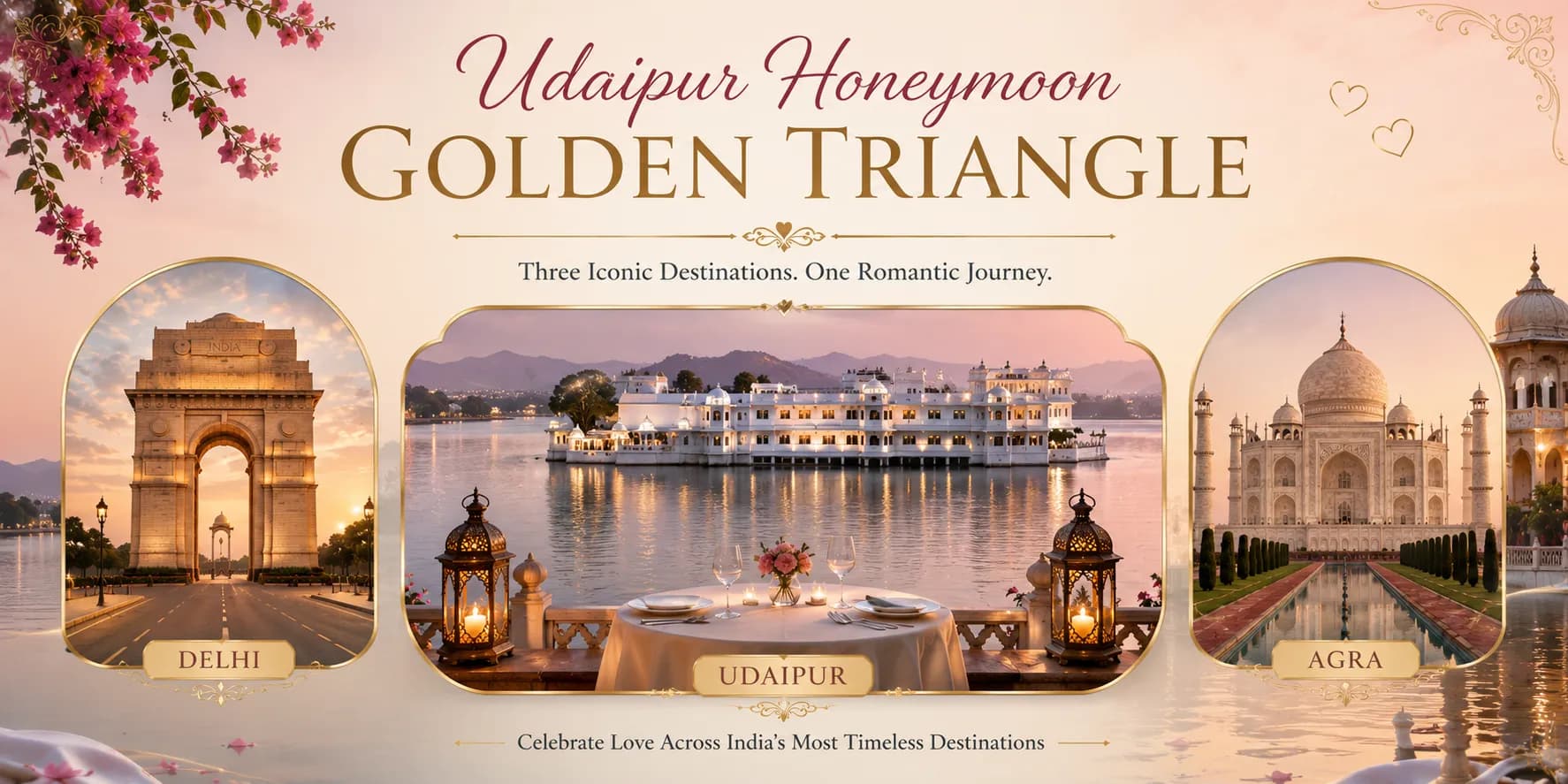 Udaipur Honeymoon Golden Triangle | Experience My India