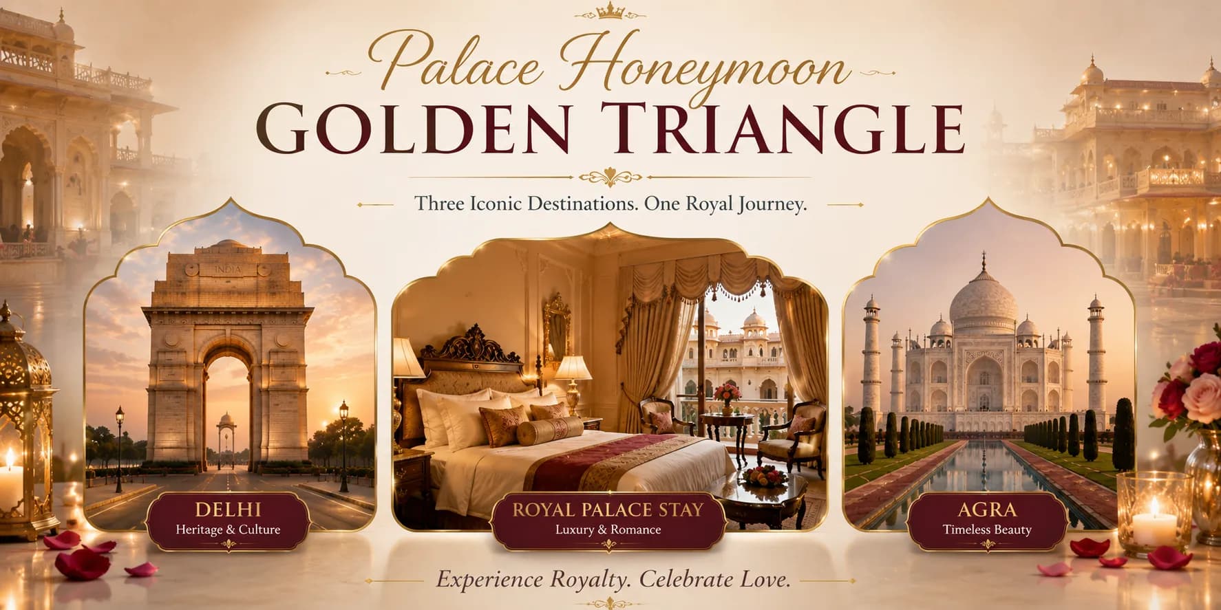 Palace Honeymoon Golden Triangle | Experience My India