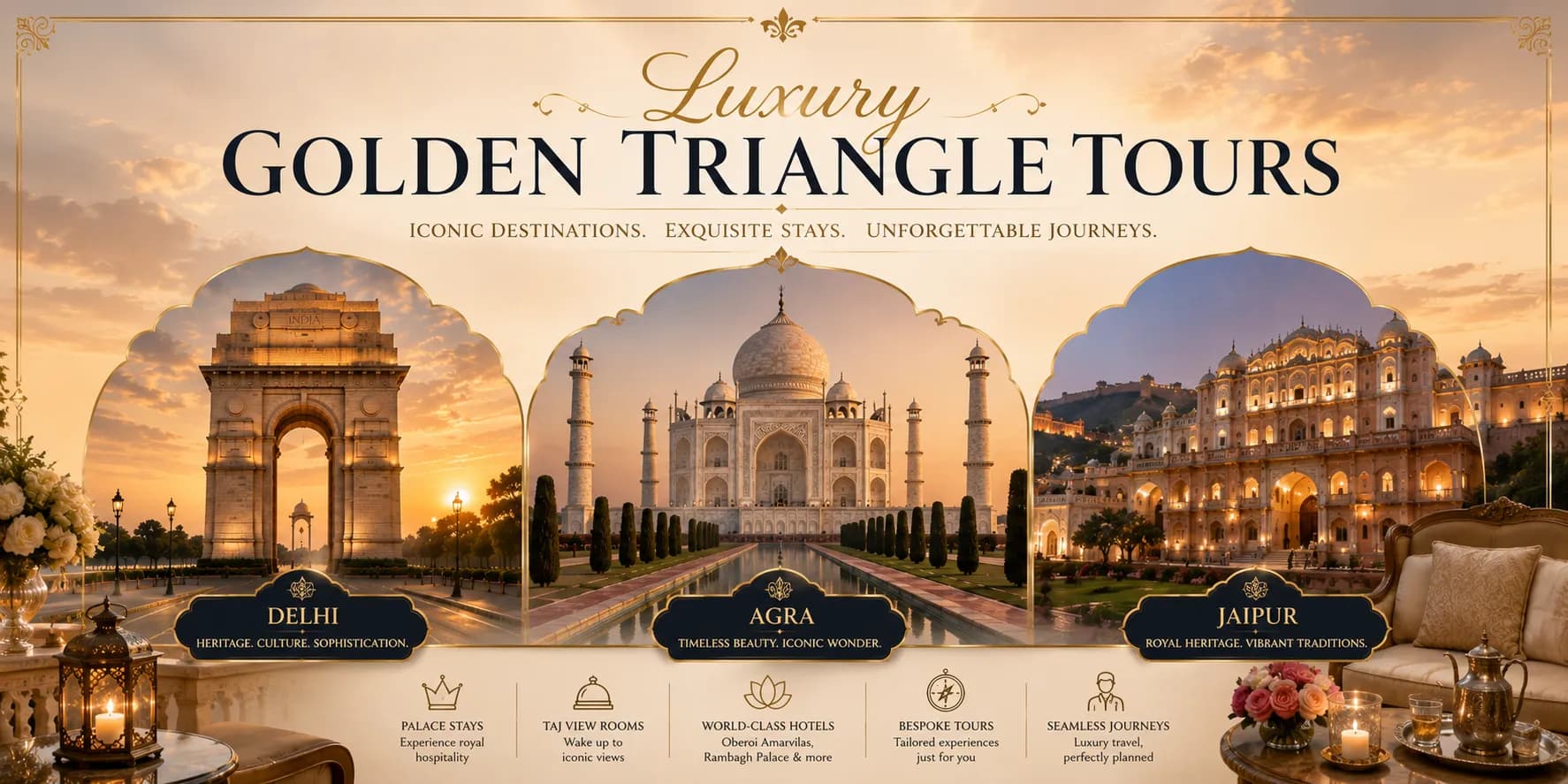 Luxury Golden Triangle Tours | Experience My India