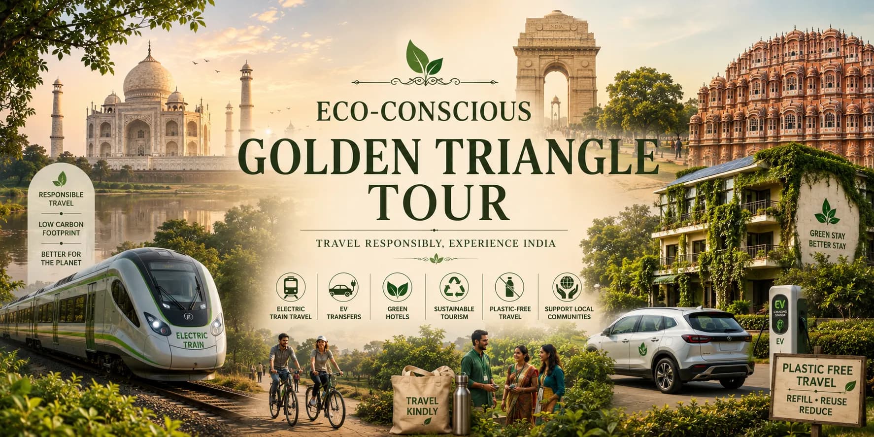 Eco-Conscious Golden Triangle Tour | Experience My India