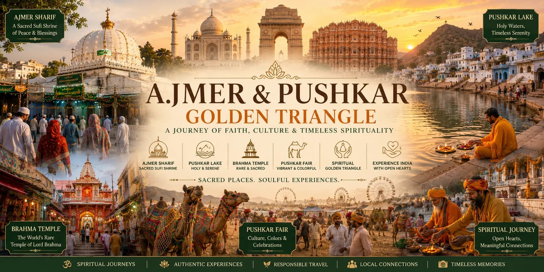 Ajmer & Pushkar Golden Triangle | Experience My India
