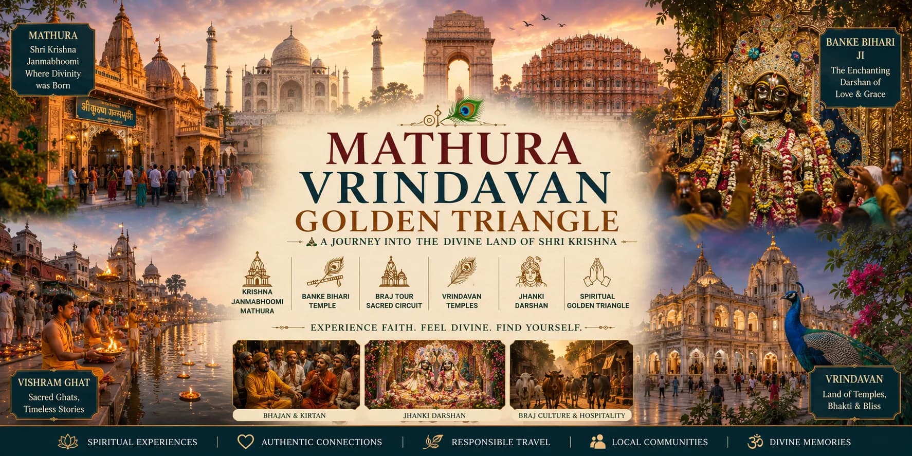 Mathura Vrindavan Golden Triangle | Experience My India
