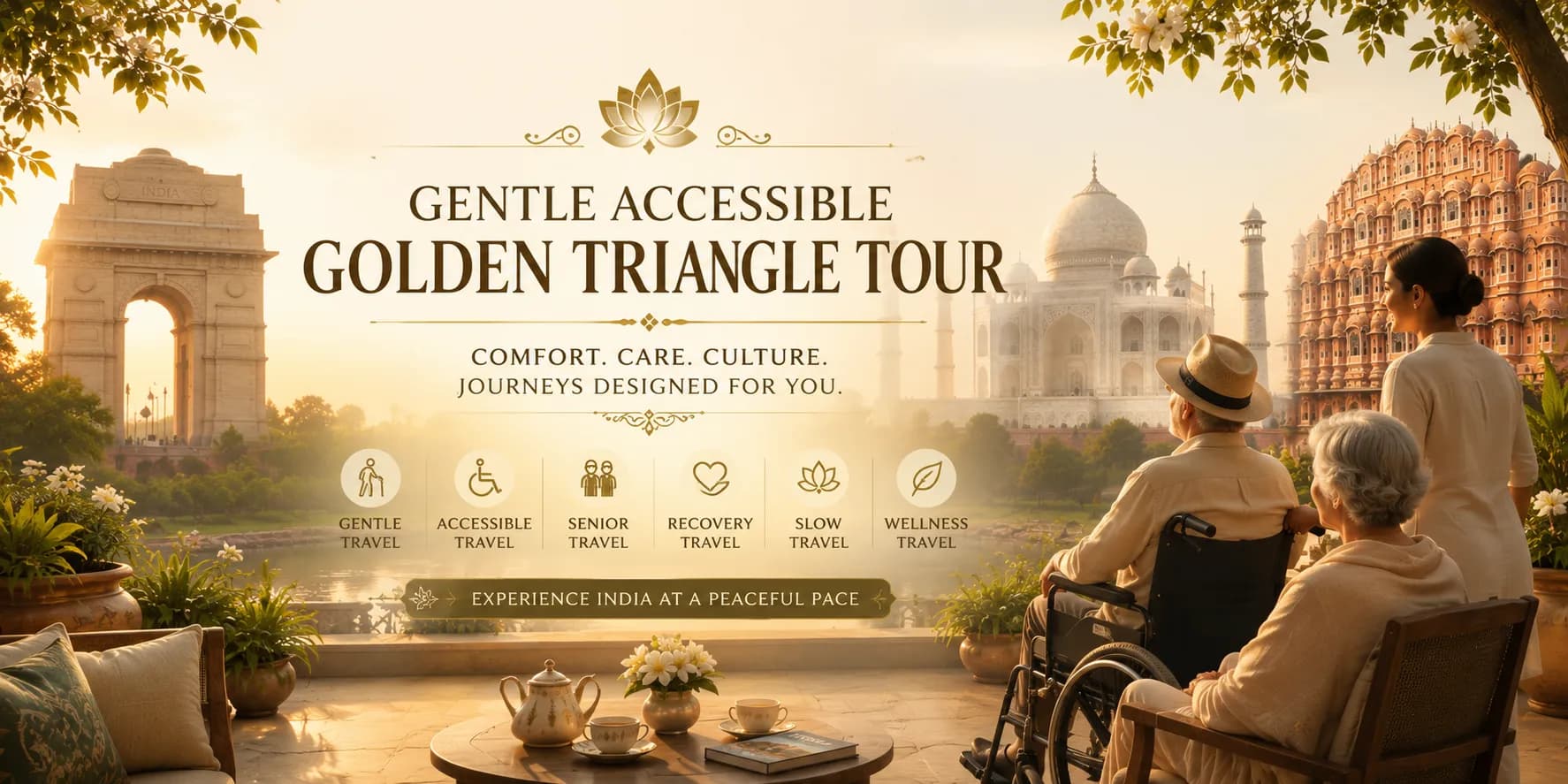 Gentle Accessible Golden Triangle Tour