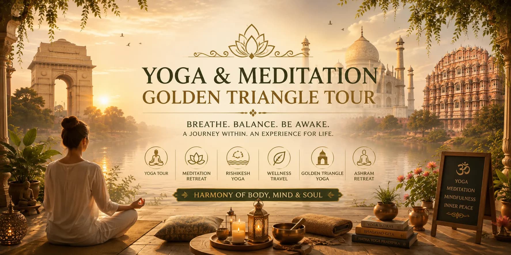 Yoga & Meditation Golden Triangle Tour